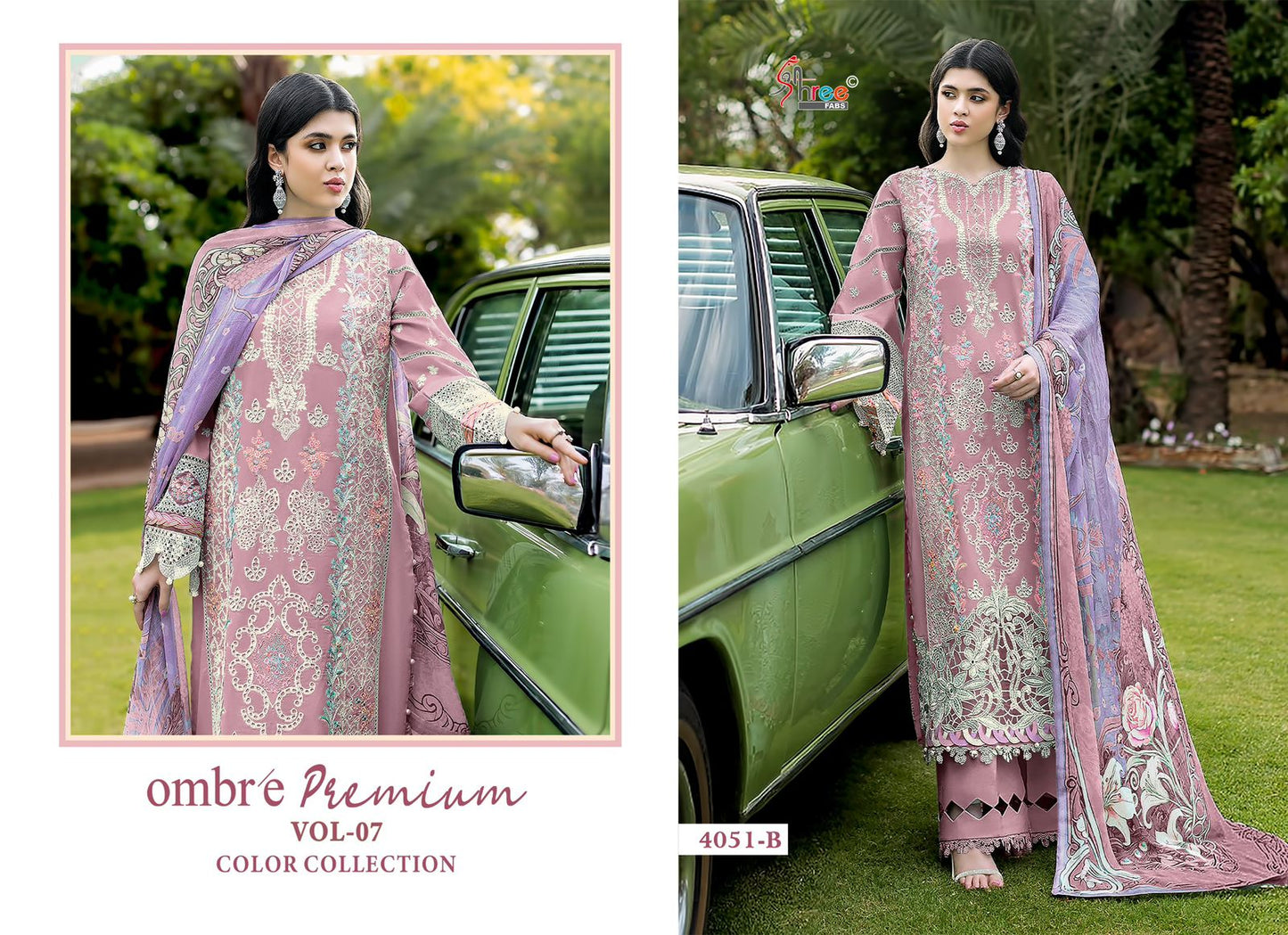 Pakistani Suit with Dupatta - Pink
