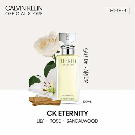 CALVIN KLEIN Eternity Eau De Parfum For Women - 100 ml, EDP For Her